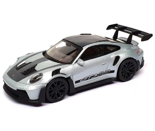 1:43 Porsche 911 GT3 RS 2022 Silber & Schwarz Aufkleber Jet-car